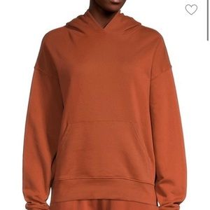 WWW Oversized Hoodie in Rust